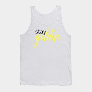 stay golden Tank Top